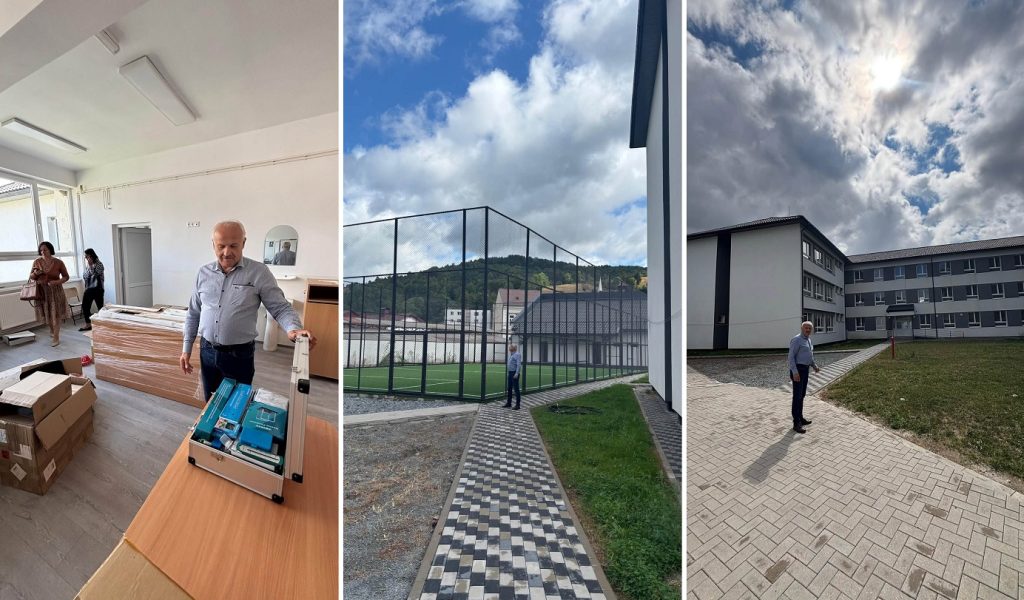 Școala Gimnazială din Abrud, aproape de finalul lucrărilor de modernizare. Radu Tuhuț: „Pregătirile sunt pe ultima sută de metri”