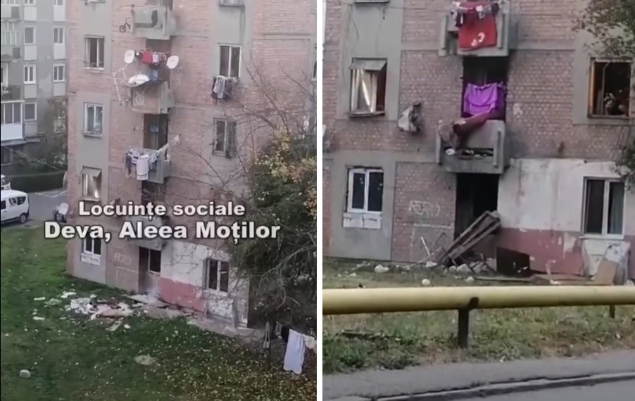 Cât timp vor mai fi ignorați oamenii din căminul de pe Aleea Moților? Autoritățile din Deva cunosc problema de ani de zile!