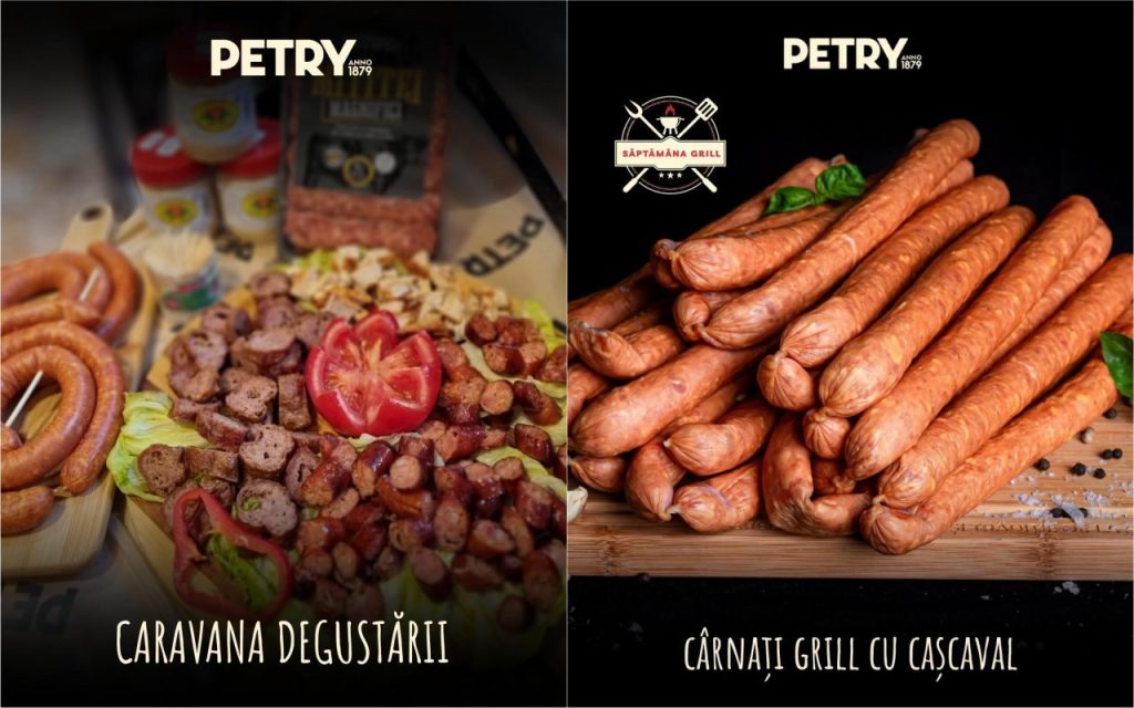Gustă înainte să alegi! Caravana Degustării Petry aduce savoarea grătarului în magazine, iar Cârnații Grill cu Cașcaval sunt printre favoriți