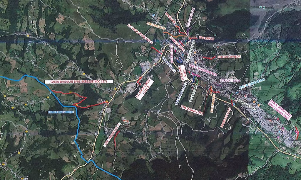 Investiție de aproape 8 milioane de lei la Abrud: 30 de străzi și tronsoane, pe o lungime de peste 7 kilometri, intră în modernizare!