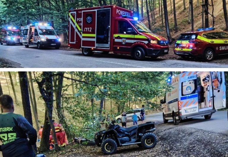 Tragedie într-o pădure din Bihor. Un tânăr de 27 de ani a murit după ce s-ar fi izbit cu motocicleta de un copac, în timp ce cobora o pantă abruptă