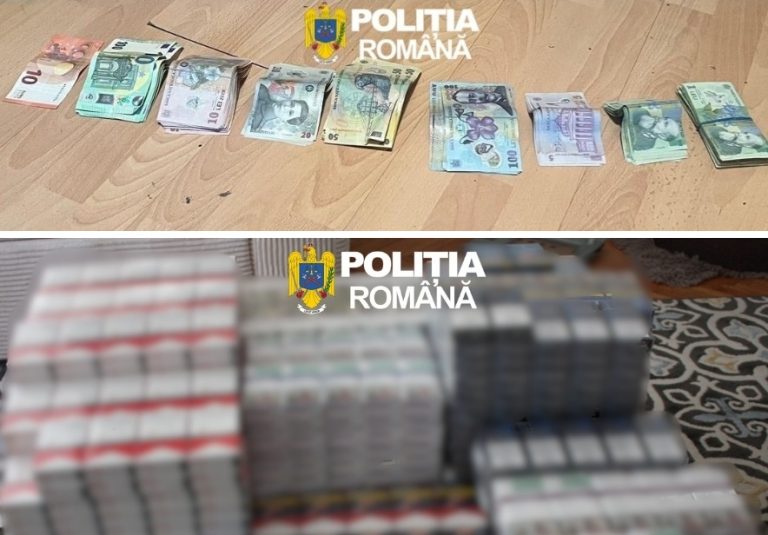 Percheziții în Oradea și Bihor într-un dosar de contrabandă cu țigări: Aproape 70.000 de țigarete, bani și telefoane ridicate de polițiști!