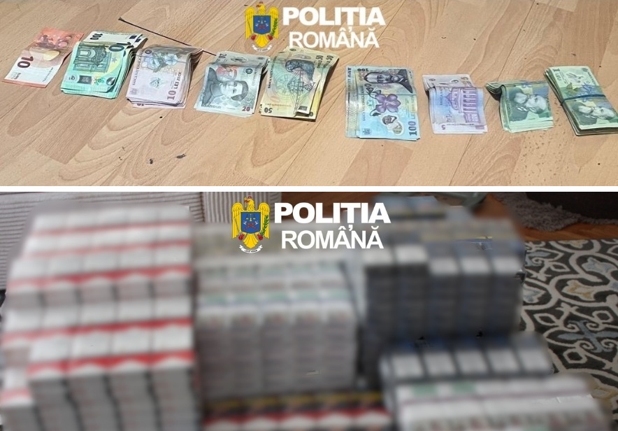 Percheziții în Oradea și Bihor într-un dosar de contrabandă cu țigări: Aproape 70.000 de țigarete, bani și telefoane ridicate de polițiști!
