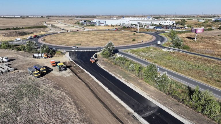 Variantă temporară de circulație pe DN 69 Timișoara-Arad: Se pregătește șantierul pentru noul pasaj din zona Mahle