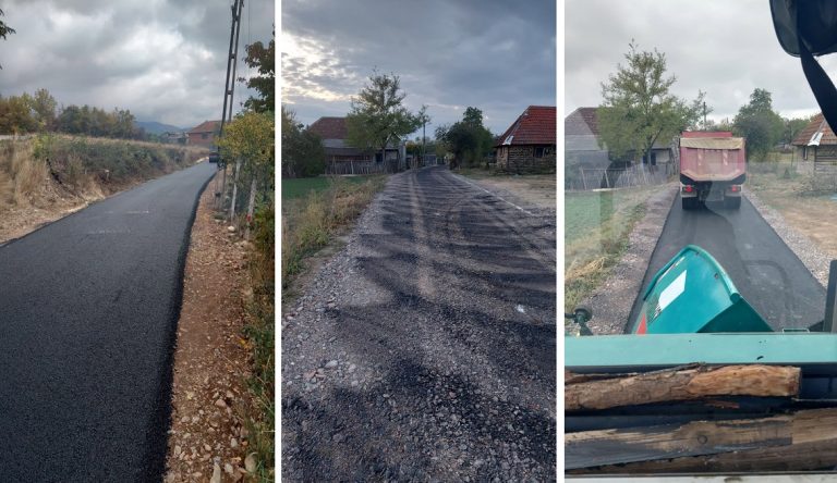 Noi drumuri asfaltate în comuna Bratca