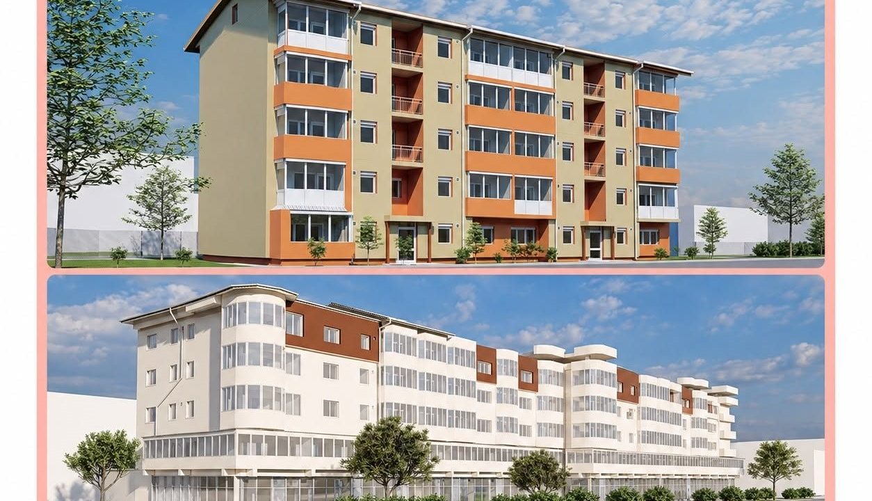 Au început lucrările de eficientizare energetică la două blocuri din municipiul Brad: Investiții cu fonduri europene pentru reducerea consumului de energie și confortul locatarilor!