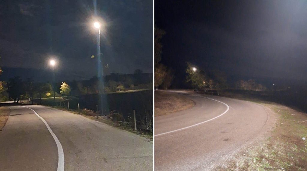 Investiție pentru siguranța rutieră în Vârciorog: iluminat public cu panouri solare pe serpentinele de la intrarea în localitate!