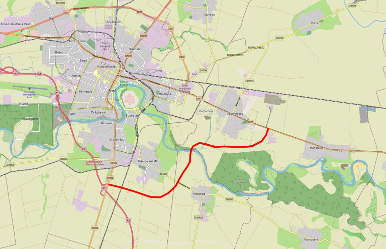 Centura de Nord-Est a Aradului are proiect și autorizație de construire