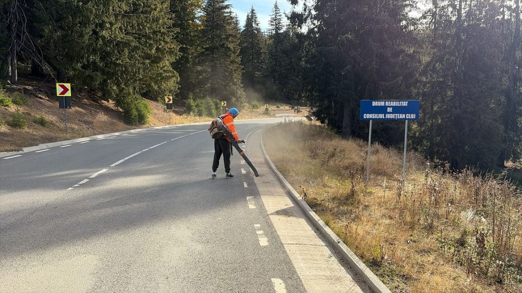 Lucrări pe unul dintre cele mai spectaculoase drumuri din Munții Apuseni! Consiliul Județean Cluj intervine pe traseul spre Barajul Drăgan și județul Bihor