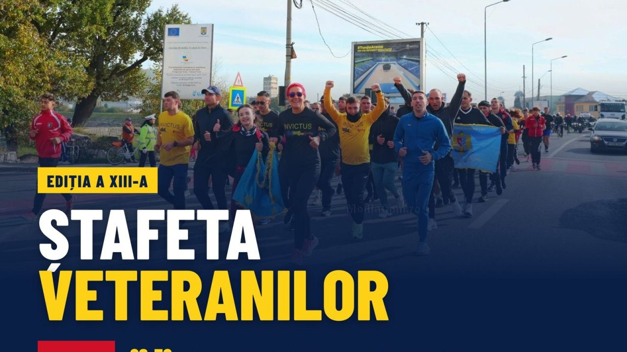 Flacăra recunoștinței trece prin inima Turzii: Ștafeta Veteranilor Invictus ajunge în municipiu pe 22 octombrie