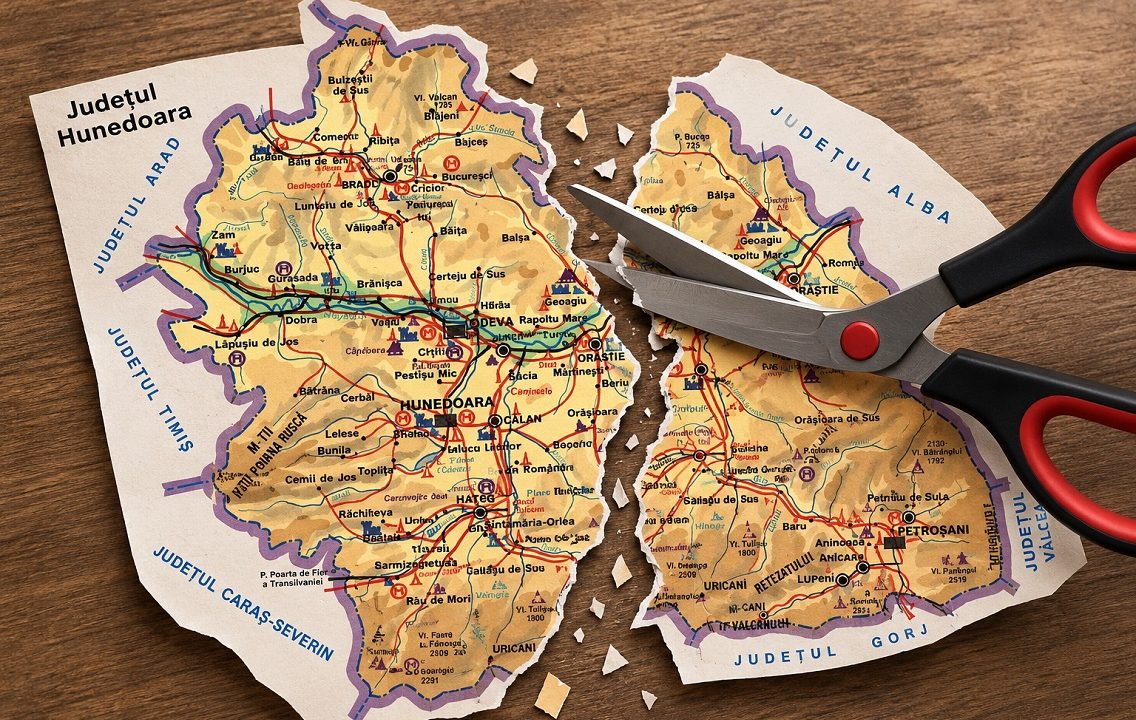 Se schimbă harta județului Hunedoara? Se pregătește comasarea localităților mici. Ce comune vor dispărea?