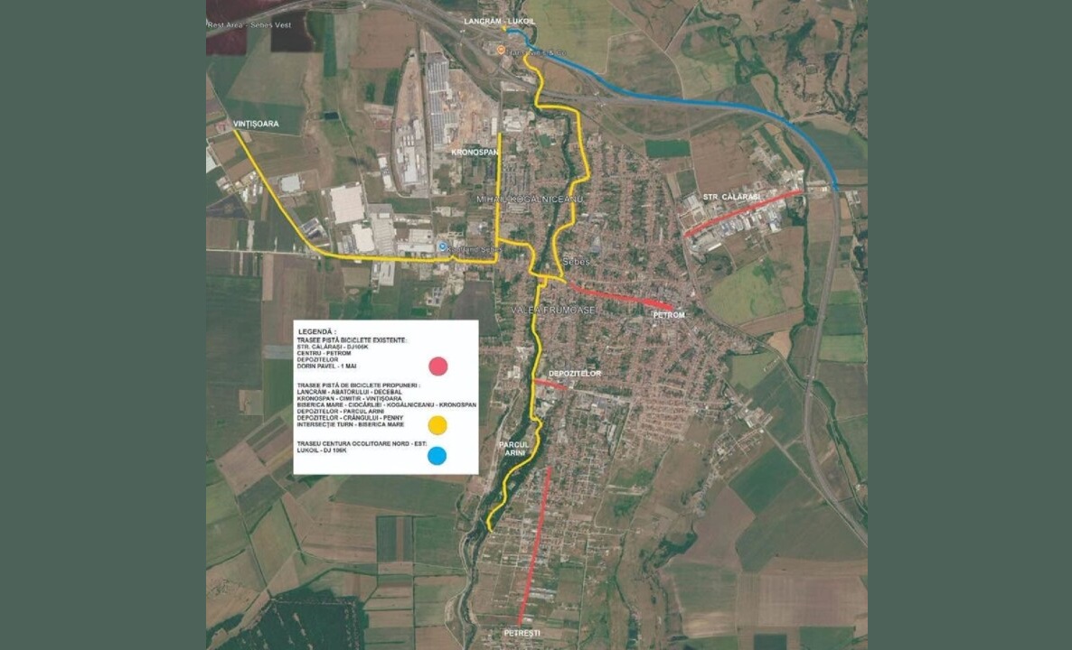 Investiții importante la Sebeș: Noi piste de biciclete, trasee pietonale și legături rutiere. Primarul Dorin Nistor anunță ce zone vor fi modernizate