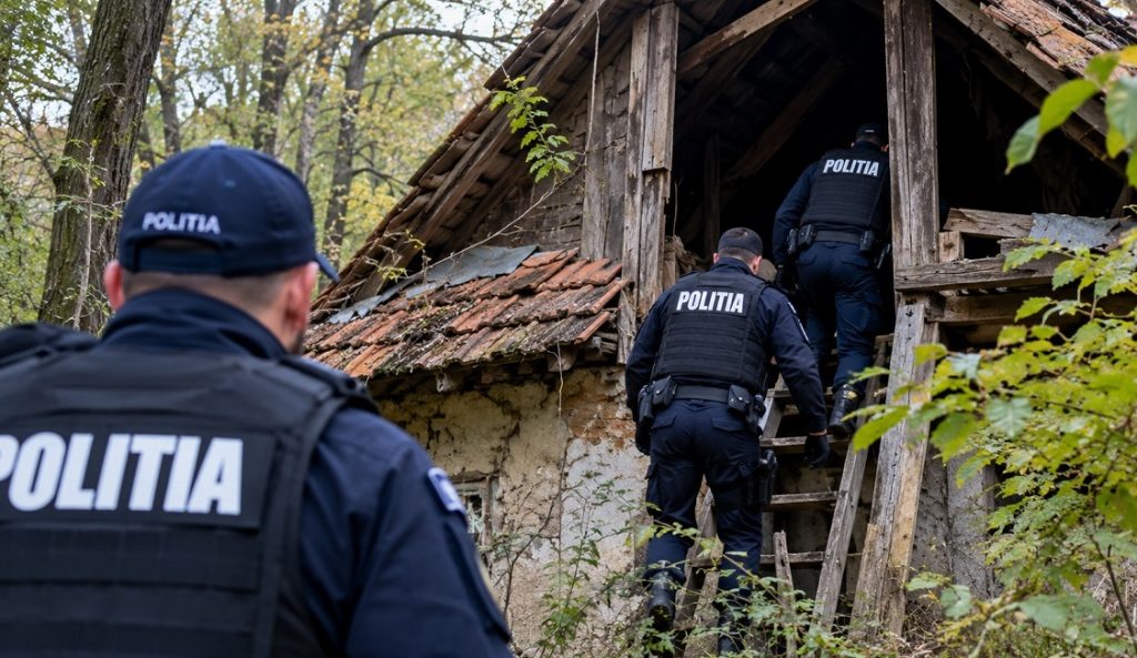 Bărbat dispărut din județul Hunedoara, găsit în podul unei clădiri abandonate, în mijlocul pădurii. Polițiștii au negociat o oră pentru a-i salva viața!