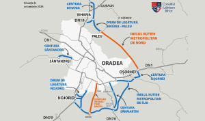Un nou inel rutier de 19 kilometri va fi construit în jurul Oradiei! A fost desemnat câștigătorul licitației pentru studiul de fezabilitate. Investiția va lega DN 1 de DN 19