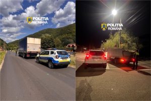 Transport de lemne fără acte, depistat la Gilău! Polițiștii au confiscat peste 5 metri cubi de material lemnos în urma controalelor din Cluj